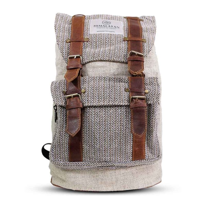 Humla Hanf-Rucksack – Creme