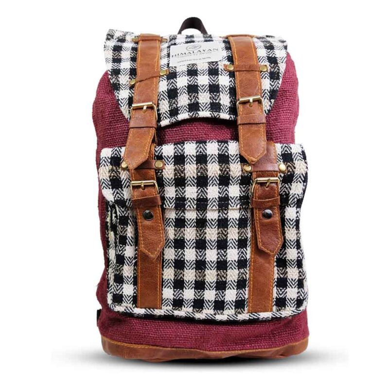 Humla Hanf Rucksack – Rot