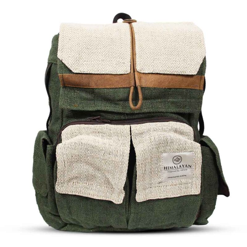 Koshi Hanf-Rucksack – Grün