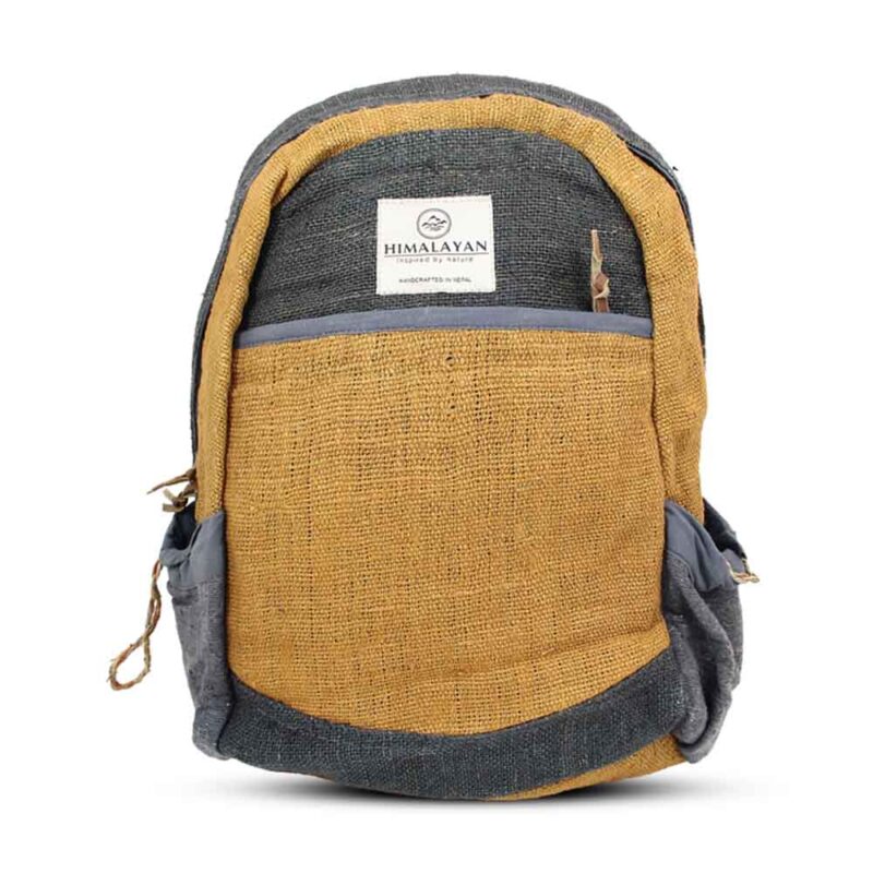Dolpa Hanf-Rucksack – Gelb/Grau