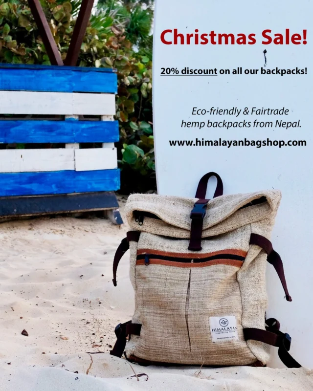 Looking for a nice Christmas present?
Get 20% off on all our hemp backpacks!Shop Now!